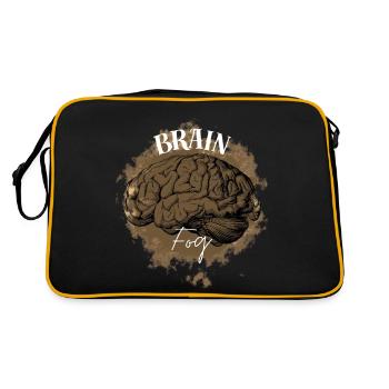 Brain Fog - Retro Bag - black/gold - Back