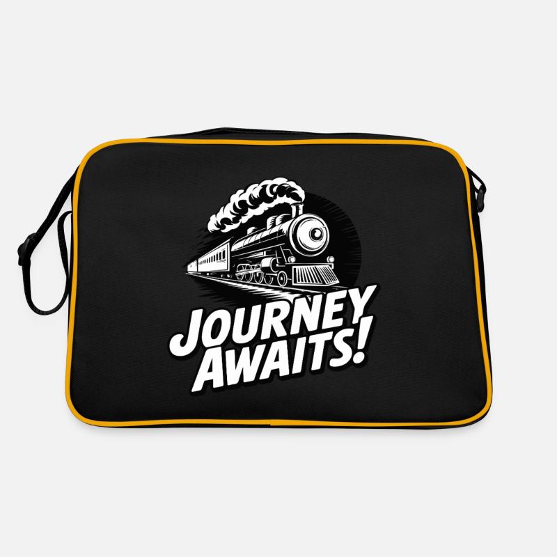 TRAIN JOURNEY AWAITS Retro Bag