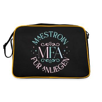 MFA Maestroin Medical Assistant - Retro Bag - black/gold - Back