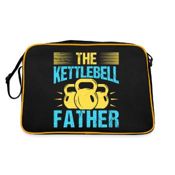 Fanatiques de fitness Le père de kettlebell - Sac Retro - noir/or - Dos