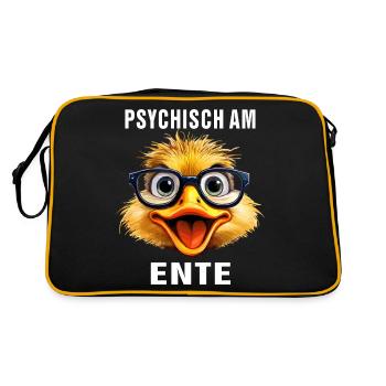 DUCK GLASSES PSYCHIC ON THE DUCK - Retro Bag - black/gold - Back