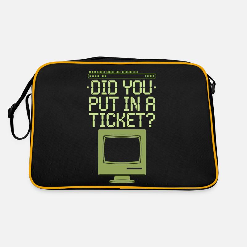 DID YOU PUT IN A TICKET Retro Bag