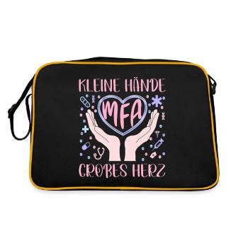 MFA Big Heart Medical Assistant - Retro Bag - black/gold - Back