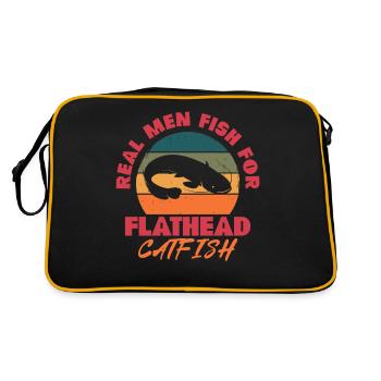 Vrais hommes poisson pour poisson-chat à tête plate Catfish Catfishing - Sac Retro - noir/or - Dos