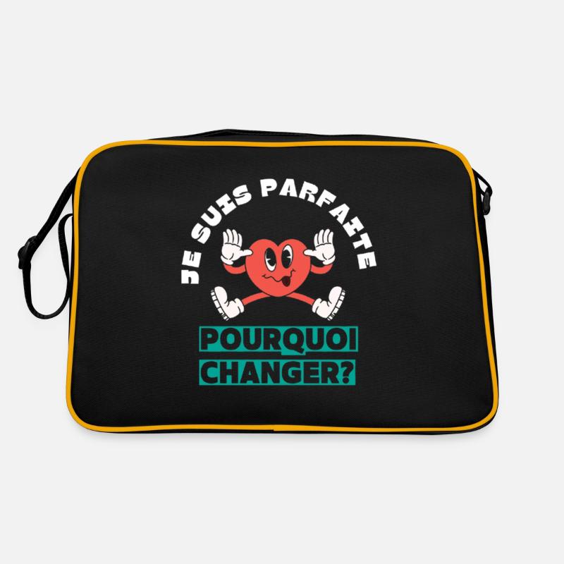 Je suis parfaite pourquoi changer Sac Retro