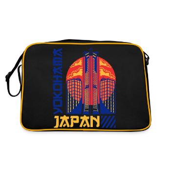 Yokohama - Japon - Sac Retro - noir/or - Dos