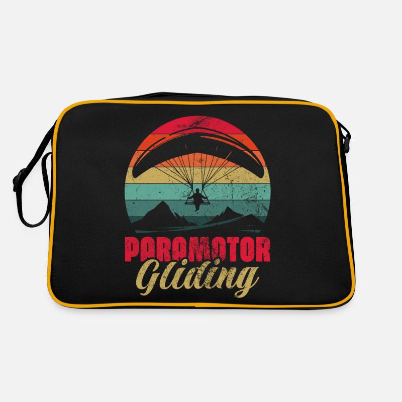 Paramotor Gliding Aviation Ultralight Paragliding Retro Tasche
