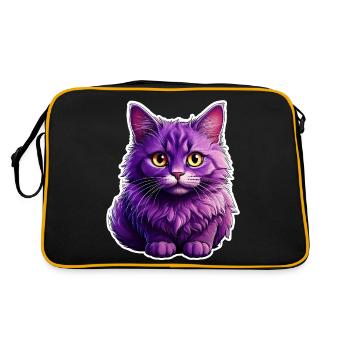 Design moderne Cat - Sac Retro - noir/or - Dos