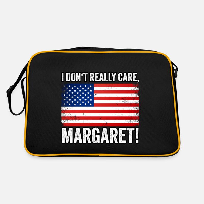 I don ́t really care Margaret Gift Retro Bag