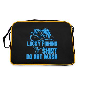 Lucky Fishing Shirt - Retro Bag - black/gold - Back