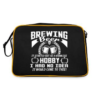 Beer Brewing Love Beer Brewing - Retro Bag - black/gold - Back