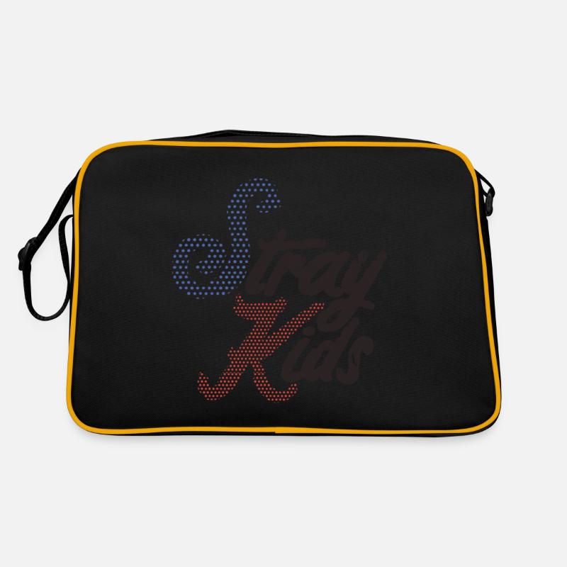 Stray Kids - Retro Tasche - Schwarz/Gold