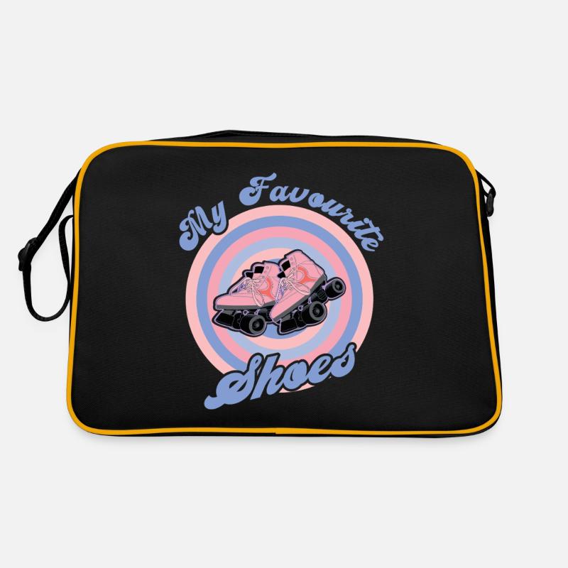 Rollerskater My Shoes Rollschuh Disco Retro Tasche