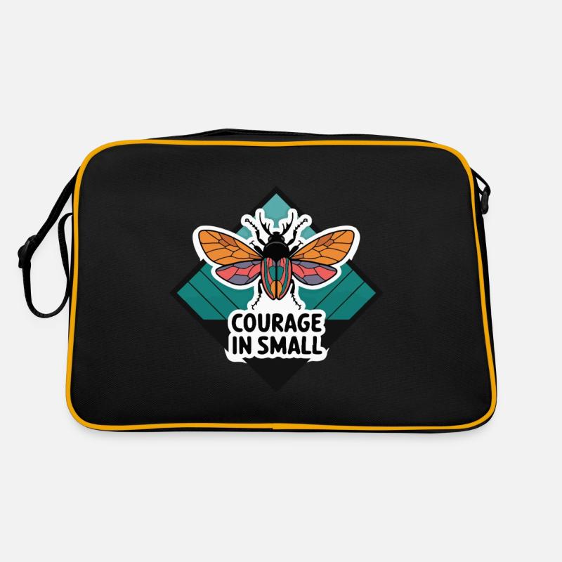 BEE COURAGE IN SMALL Retro Bag