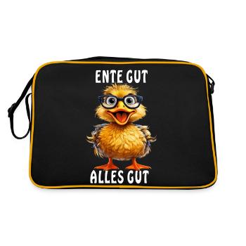 CANARD BON TOUT BON - Sac Retro - noir/or - Dos