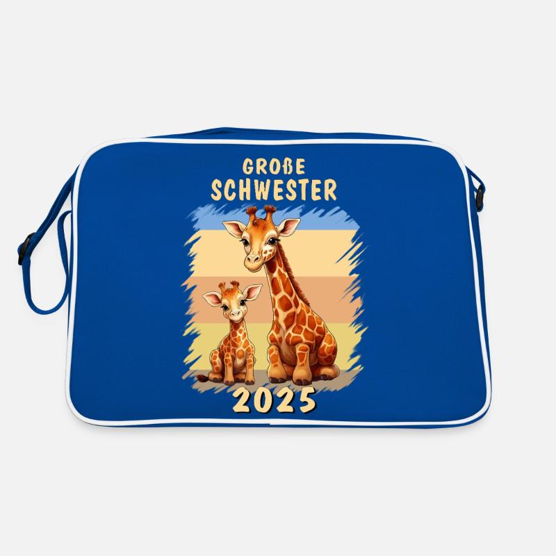 GIRAFFES BECOME BIG SISTER 2025 Retro Bag