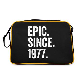 Épique Depuis 1977 Année de naissance Anniversaire - Sac Retro - noir/or - Dos