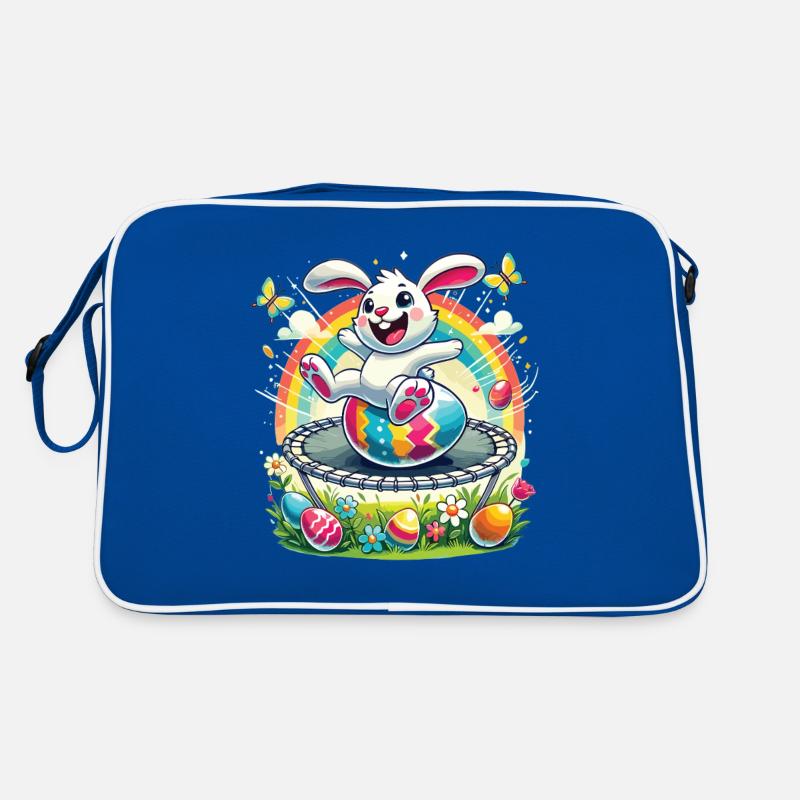 Easter Happy Easter Easter Bunny Easter Egg Spring Retro Bag