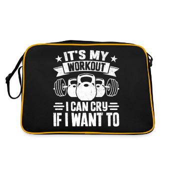 Mon entraînement Mes règles - Sac Retro - noir/or - Dos