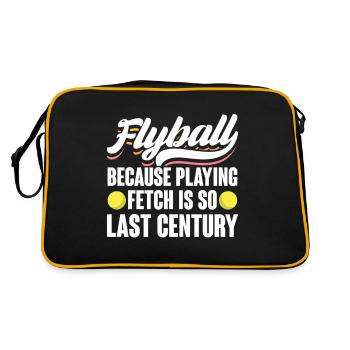 Because Playing Fetch Is So Last Century Flyball - Retro Bag - black/gold - Back