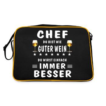, YOU'RE GETTING BETTER AND BETTER - Retro Bag - black/gold - Back