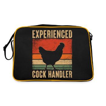 Poulet chuchoteur style rétro - Sac Retro - noir/or - Dos