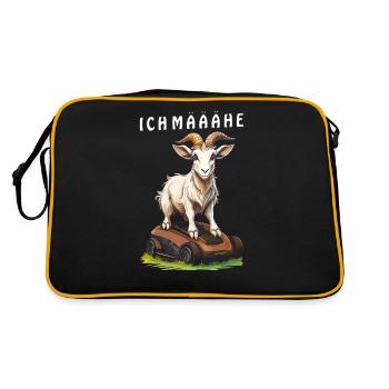 ROBOT TONDEUSE CHÈVRE I MÄÄÄHE - Sac Retro - noir/or - Dos