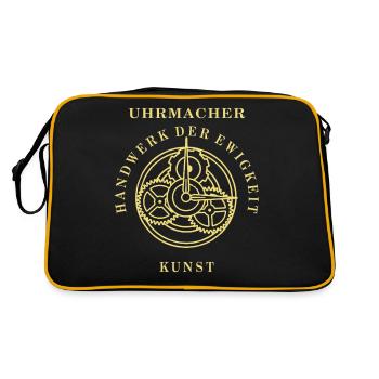 WATCHMAKER'S CRAFT OF ETERNITY - Retro Bag - black/gold - Back