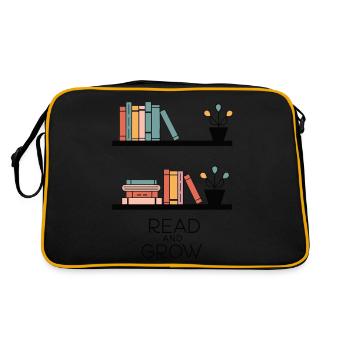 ÉTAGÈRES LIRE ET GRANDIR - Sac Retro - noir/or - Dos
