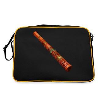 DIDGERIDOO - Retro Bag - black/gold - Back