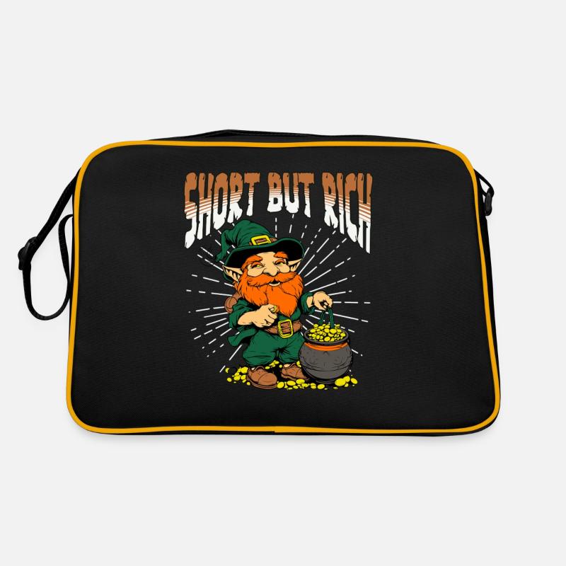 Funny St. Patrick's Day Leprechaun Retro Bag