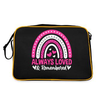Always Loved and Remembered - Retro Bag - black/gold - Back