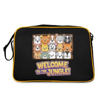 MOUNTED ANIMAL HEADS - Retro Bag - black/gold - Back