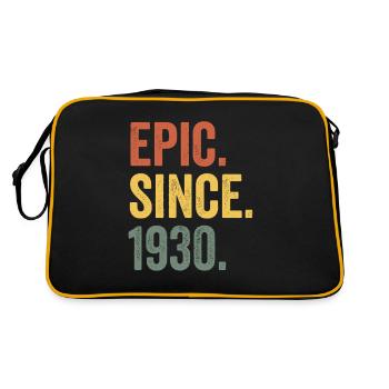 Epic Since 1930 Birth Year Birthday - Retro Bag - black/gold - Back