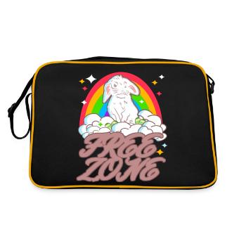 No Easter free zone - Retro Bag - black/gold - Back