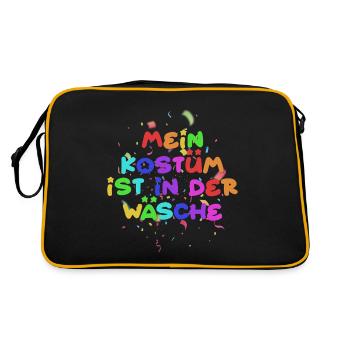 My costume is in the wash - Retro Bag - black/gold - Back