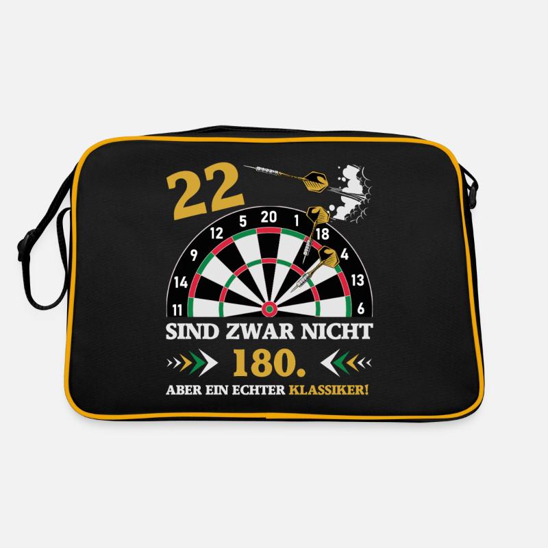 Les fléchettes 22 ne sont pas des fléchettes d’anniversaire de 180 Sac Retro