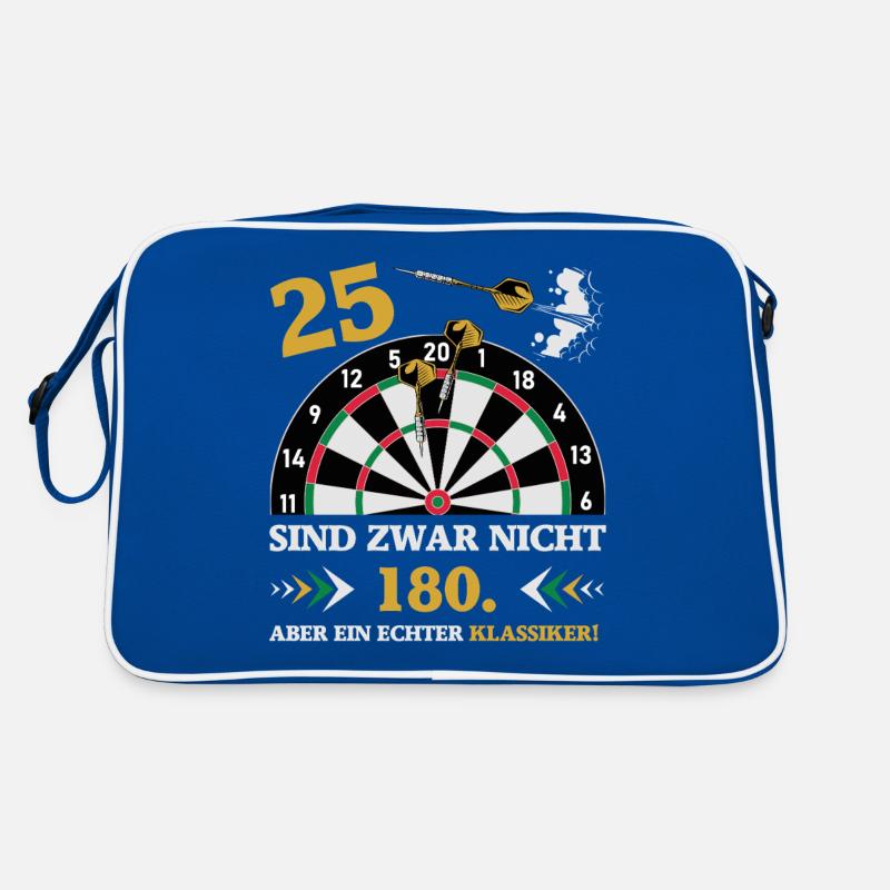 Les fléchettes 25 ne sont pas des fléchettes d’anniversaire de 180 Sac Retro