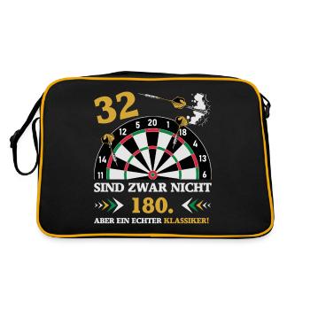 Darts 32 are not 180 birthday darts though - Retro Bag - black/gold - Back