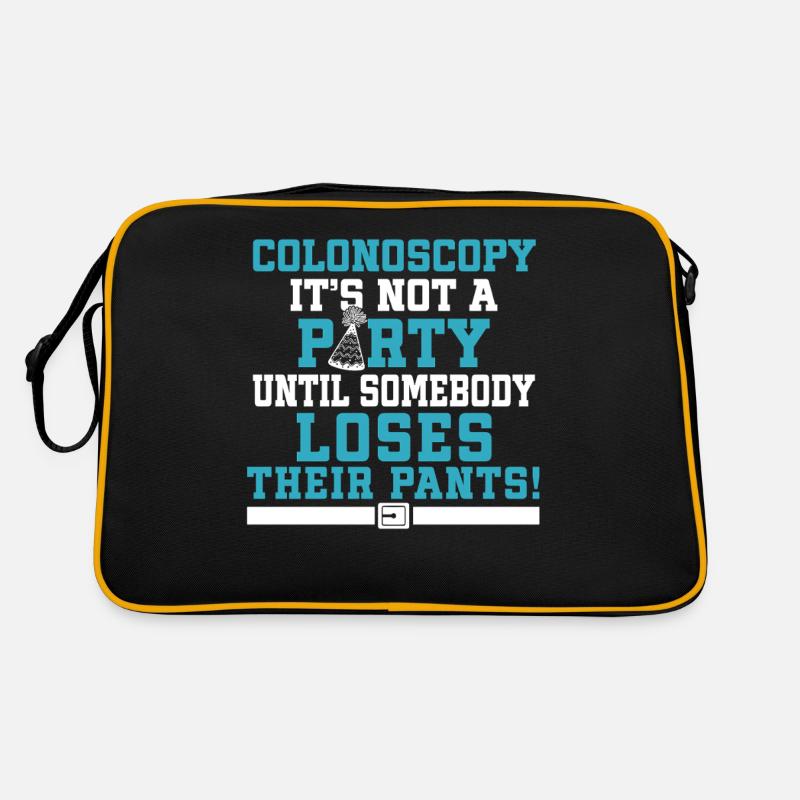 Colonoscopy: It's not a party until someone has his Retro Bag
