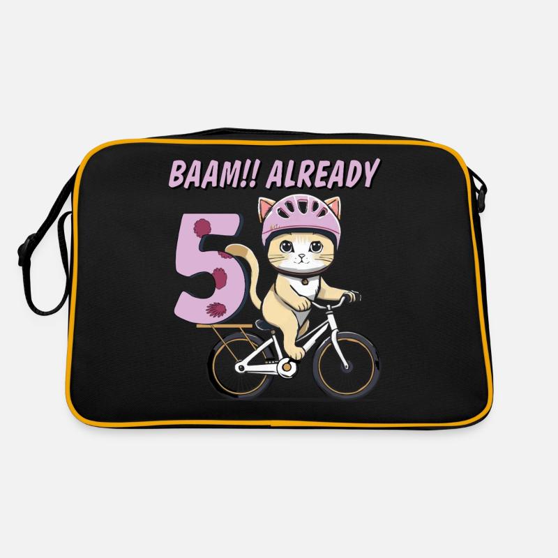 KATZE FAHRRAD BAAM!! ALREADY 5 Retro Tasche