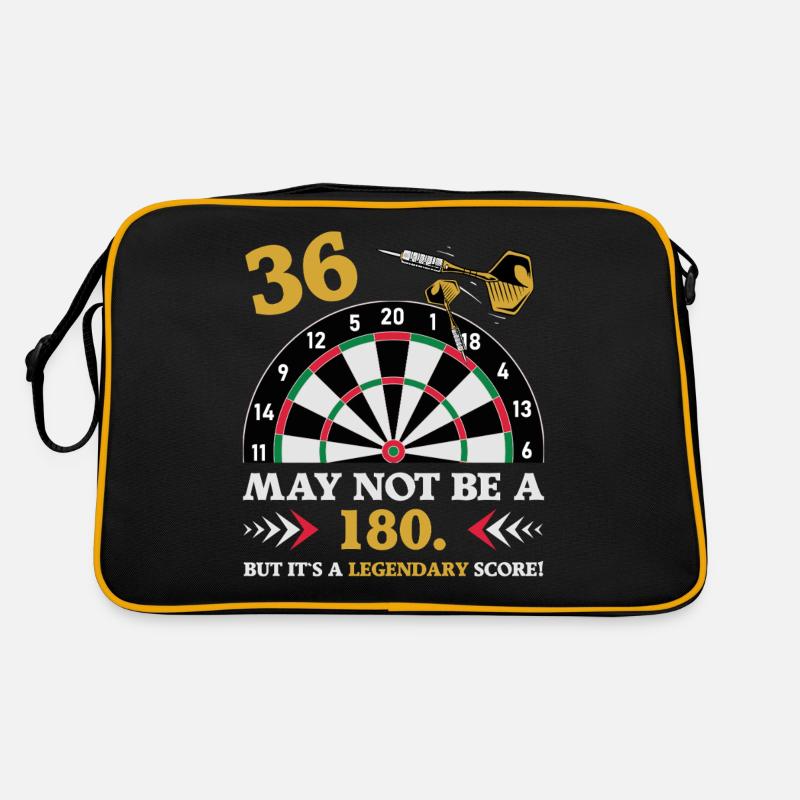 Pas 180 mais un classique 36e anniversaire : des fléchettes Sac Retro