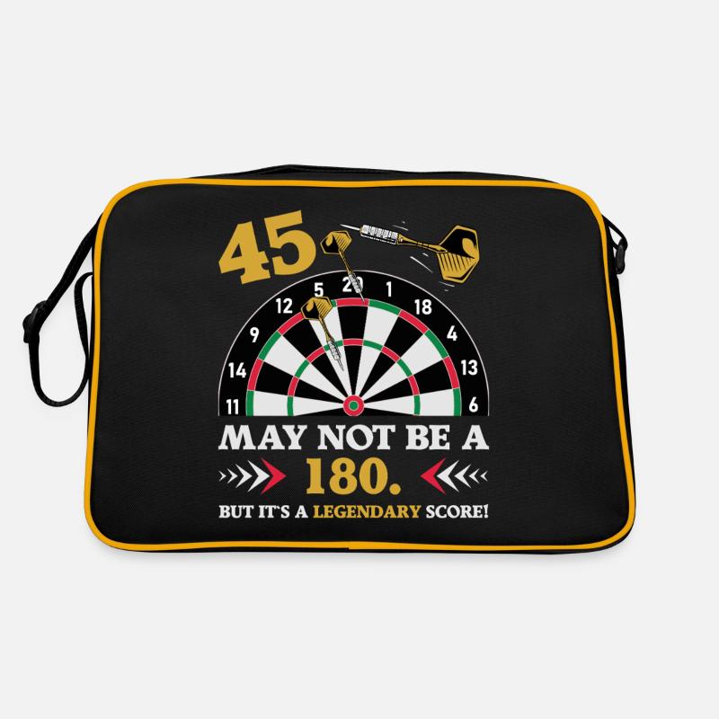 Pas 180 mais un classique 45e anniversaire : fléchettes Sac Retro