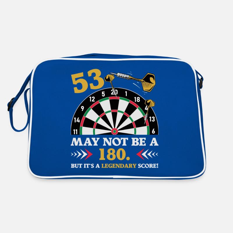 Pas 180 mais un classique 53e anniversaire : fléchettes Sac Retro