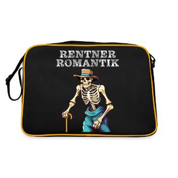PENSIONER ROMANCE - Retro Bag - black/gold - Back