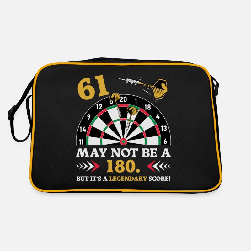 Pas 180 mais un classique : les fléchettes du 61e anniversaire Sac Retro