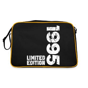 30ème Anniversaire Homme Femme 30 ans né en 1995 - Sac Retro - noir/or - Dos