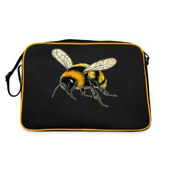 CONTOUR DES BOURDONS - Sac Retro - noir/or - Dos