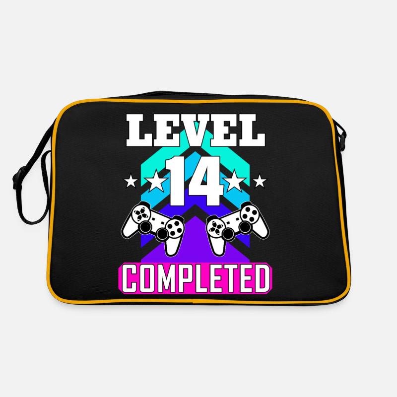 14 geburtstag Retro Tasche