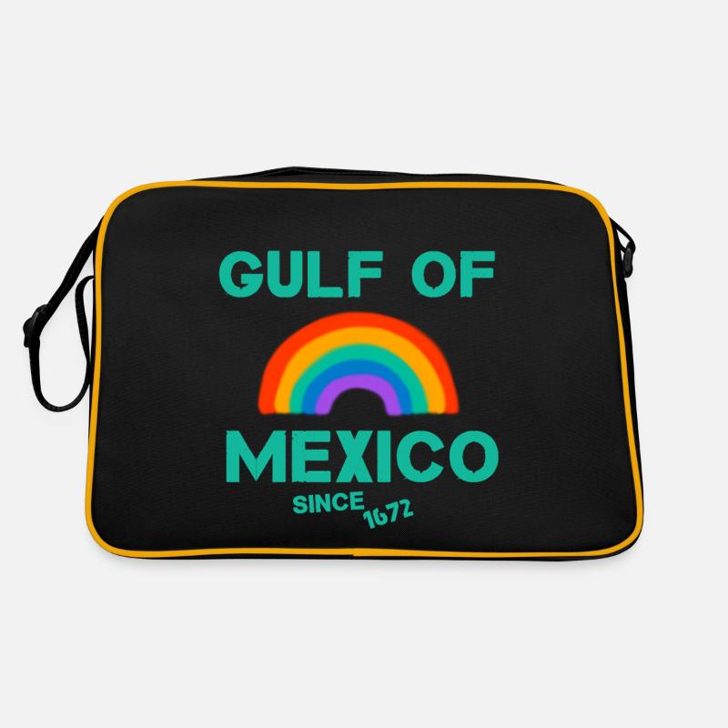 Golf des Mexikos Regenbogen Retro Tasche